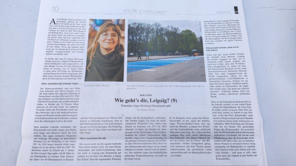 Foto der Leipziger Zeitung, Ausgabe vom 29.04.2022, Seite 10